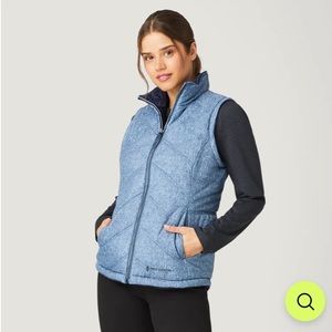 Free Country Cloud Lite reversible puffer fleece vest size Small